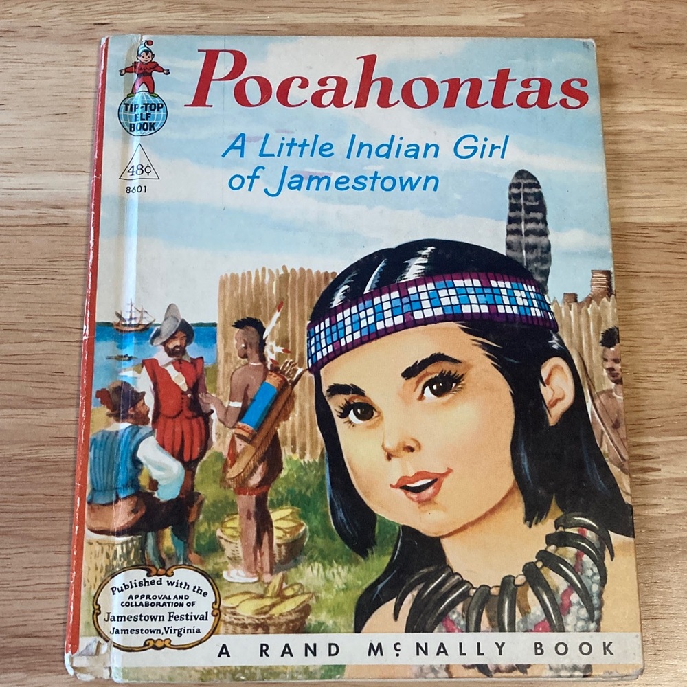 Vintage Pocahontas Children's Book